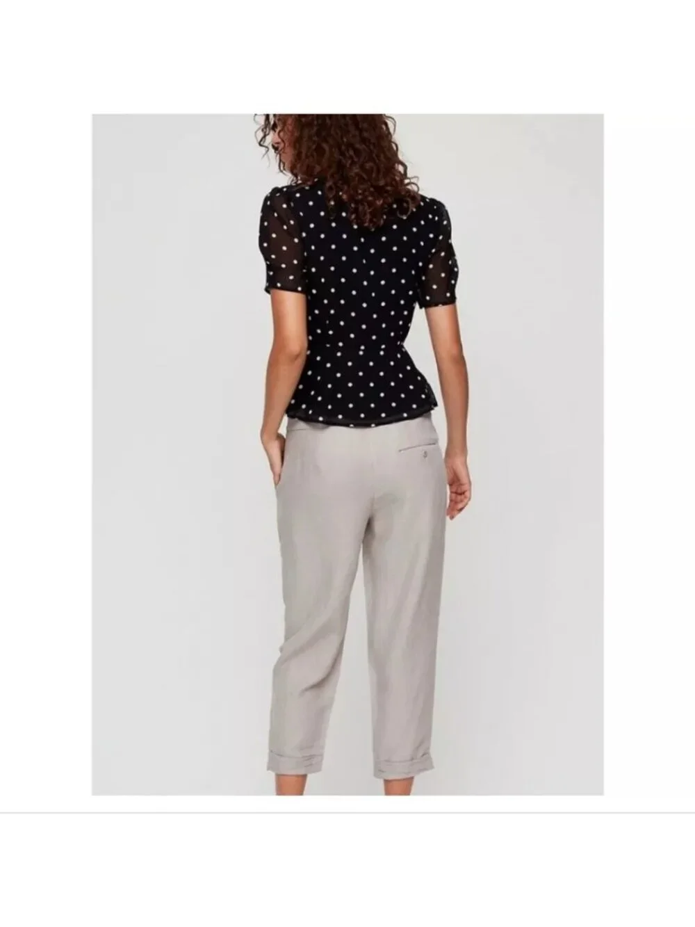 Aritzia Wilfred Allant Pant Taupe Tie Style